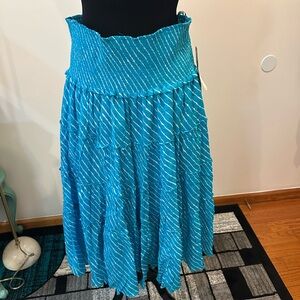 Lauren Ralph Lauren Blue Striped Women's Skirt